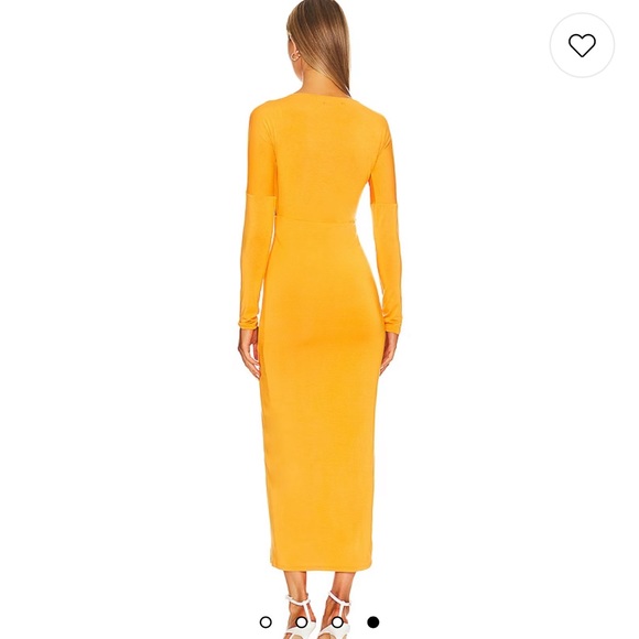 Pascal Dress in Tangerine- the Line by K (small) - Picture 2 of 8